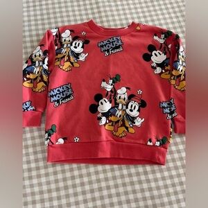 H&M Disney AOP sweatshirt 2t